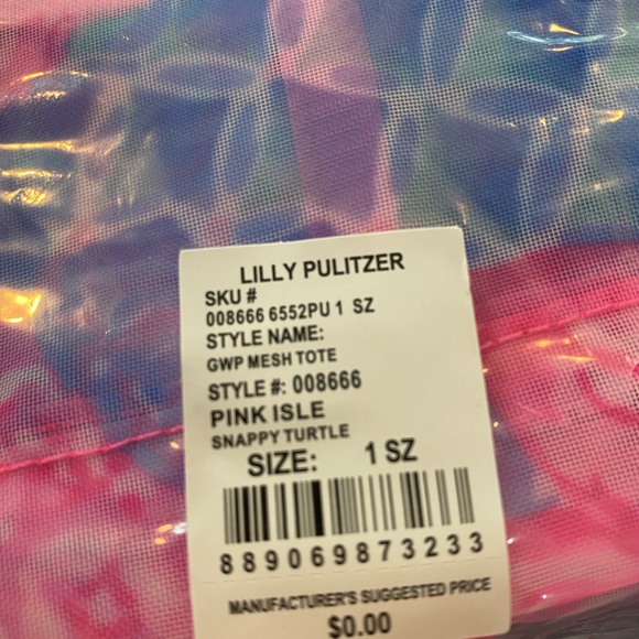 NIP lilly Pulitzer mesh tote - Picture 7 of 7